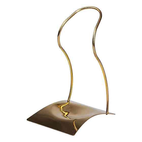 Подставка под половник лопаточку или ложку 12×10.5×17 см из нержавеющей стали Золото HP-19-15-G Киев