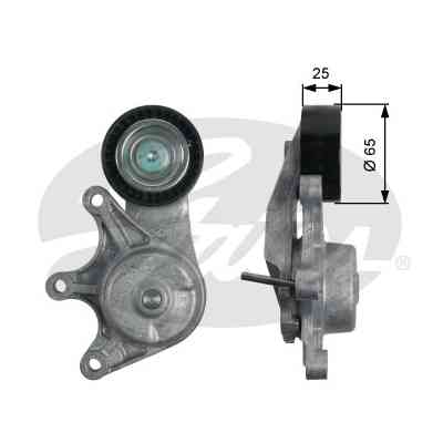 Натягувач ременя з роликом Gates T39191 Вінниця