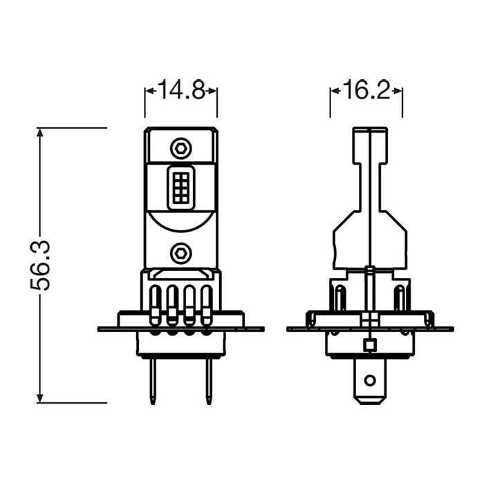 Комплект светодиодных ламп OSRAM 64210DWESY2-2HB H7/H18 LEDriving HL EASY GEN2 +120% 6500K 12V Харьков - изображение 4
