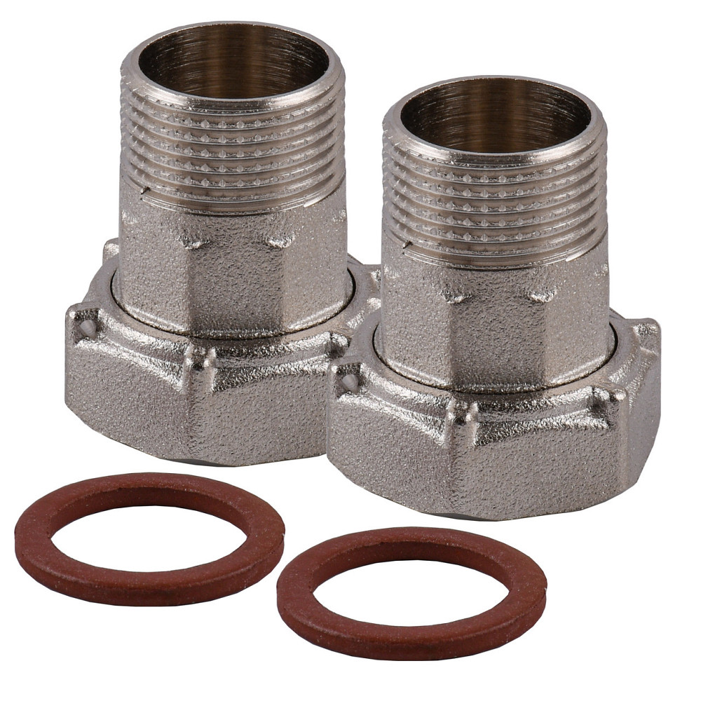 Комплект штуцерів 1″х3/4″ВЗ нікельований NU543B OPTIMUM (000030899) Київ - фото 2