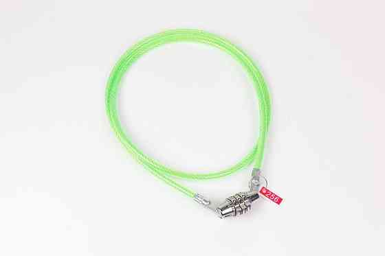 Замок велосипедный кодовый 3-х значный(Ø троса-6мм,L троса-920мм) Одесса