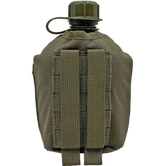 Фляга армійська 1л в чохлі Molle Олива  (фляга тактична польова індивідуальна) Киев
