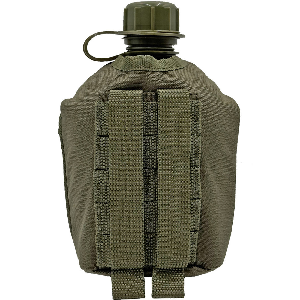 Фляга армійська 1л в чохлі Molle Олива  (фляга тактична польова індивідуальна) Киев - изображение 2