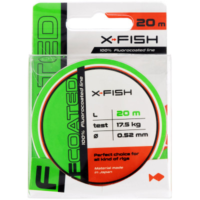 Флюорокарбон X-Fish FCoated 20m 0.52mm 17.5kg (1917.01.55) Винница - изображение 2