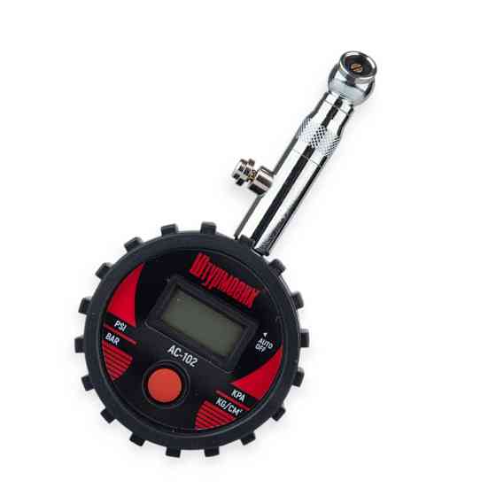 Манометр металевий електронний 7 атм РК-дисплей, LED-підсвічування, блістер АС-102 Мукачево