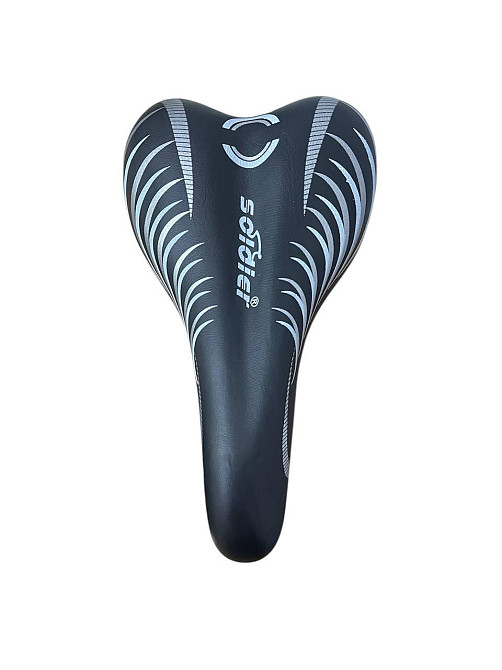 Седло детское для велосипеда Feel Fit черно-белое Бровары - изображение 2