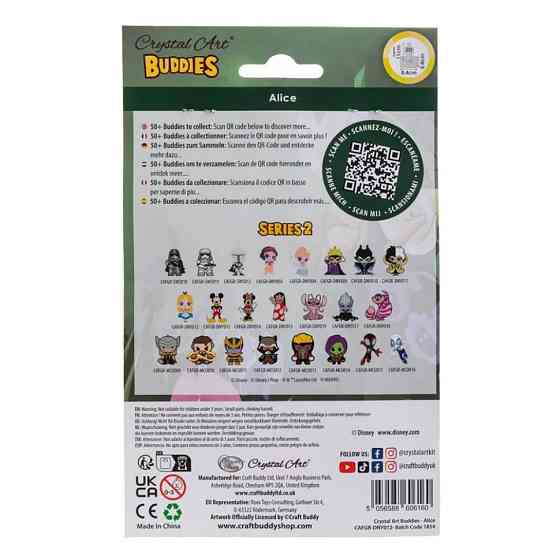 Набір для творчості зі стразами "Аліса" Crystal Art CAFGR-DNY012 на підставці Вінниця