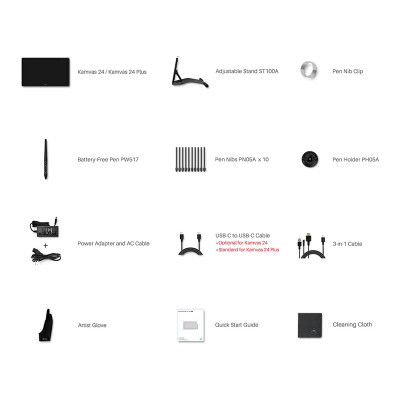 Графічний планшет Huion Kamvas 24 Plus (GS2402) Вінниця - фото 4