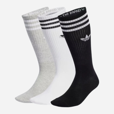 Шкарпетки Adidas High Crew Sock IU2653 білий, сірий, чорний M (40-42) (4066757431791) Вінниця - фото 4