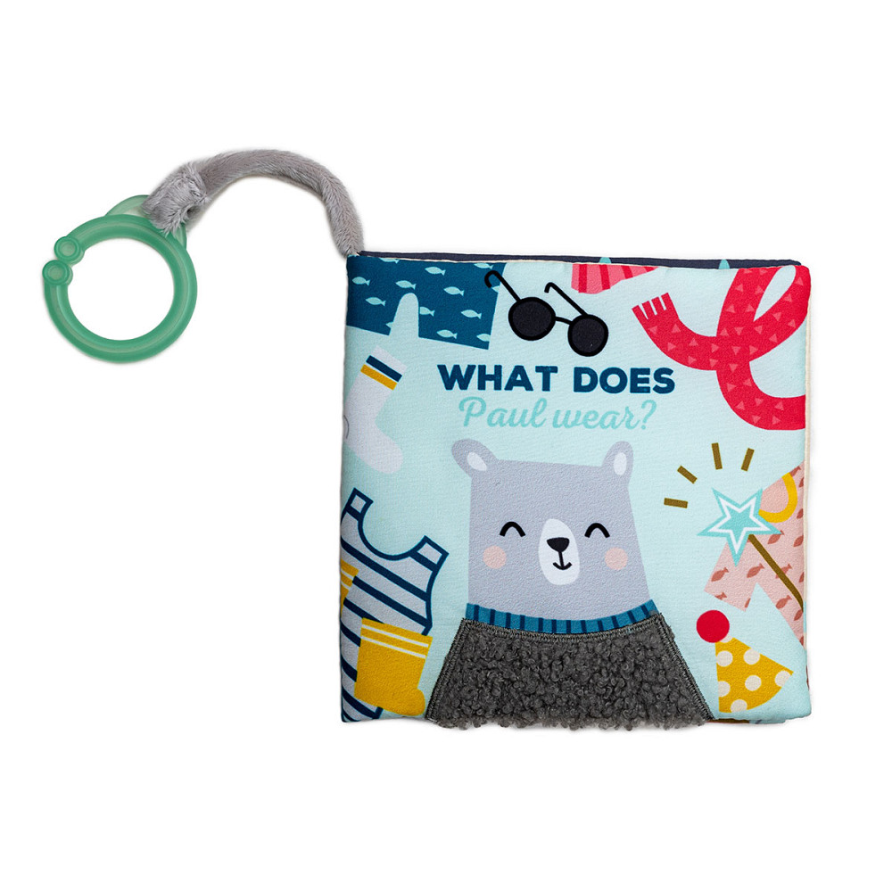 Розвиваюча книжка для візочка - Що вдягне ведмедик Пол Дніпро - фото 1