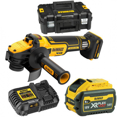 Шлифовальная машина DeWALT 18В XR Li-lon 6Ah, 125 мм, 3000-9000об/мин (DCG409VST1) Винница - изображение 8