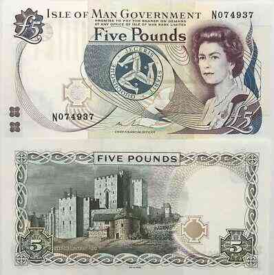 Острів Мен / Остров Мэн / Isle of Man 5 Pounds (2015) Pick 48 UNC Полтава