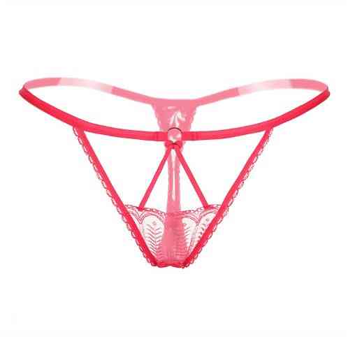 Еротичні стрінги коралові - розмір 42-46, 85% поліестер, 15% нейлон Київ