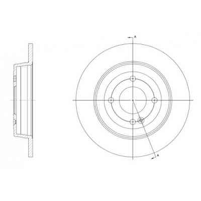 Тормозной диск REMSA 61570.00 Винница