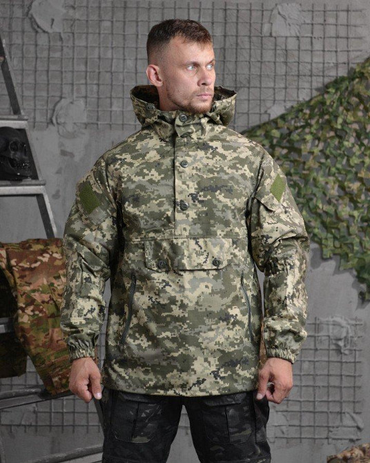 Тактическая куртка анорак animal   пиксель НП4880 Одесса - изображение 1