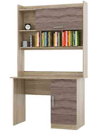 Стол для ученика с Надстройкой Эверест Школьник-5 сонома + трюфель (DTM-2168) Львов