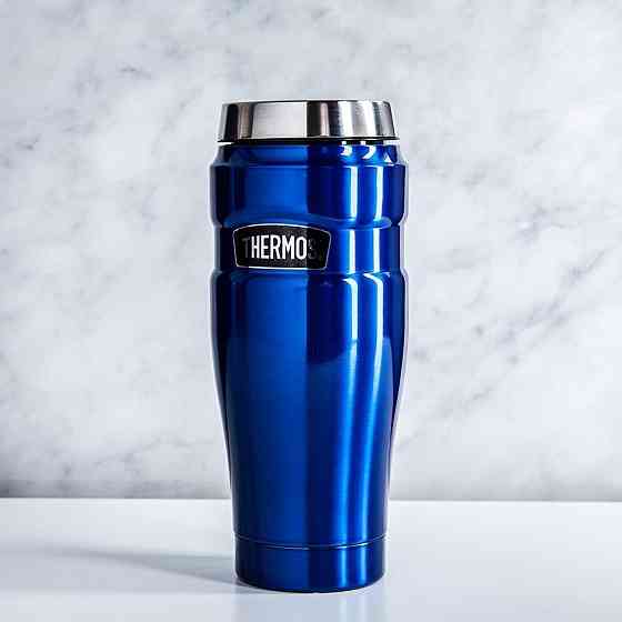 Термокружка 470 мл Thermos "Stainless King Travel Tumbler" (160027) Metallic Blue Нововолинськ