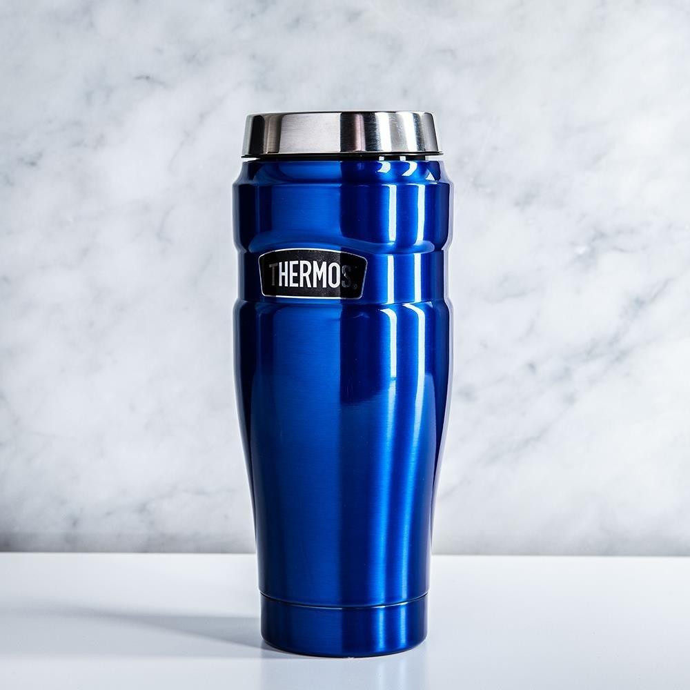 Термокружка 470 мл Thermos "Stainless King Travel Tumbler" (160027) Metallic Blue Нововолинськ - фото 3