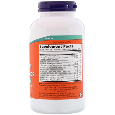 Мінерали Now Foods Мультимінерали повного спектру, Full Spectrum Minerals, 240 (NOW-01545) Вінниця - фото 2