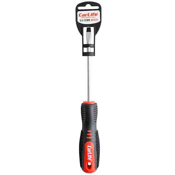 Викрутка Carlife шліцева SL5x100mm, Cr-V 6150 Киев