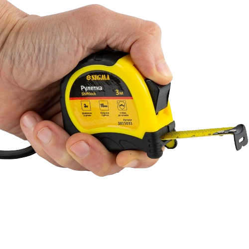 Рулетка 3м*16мм Shiftlock SIGMA Житомир - изображение 3