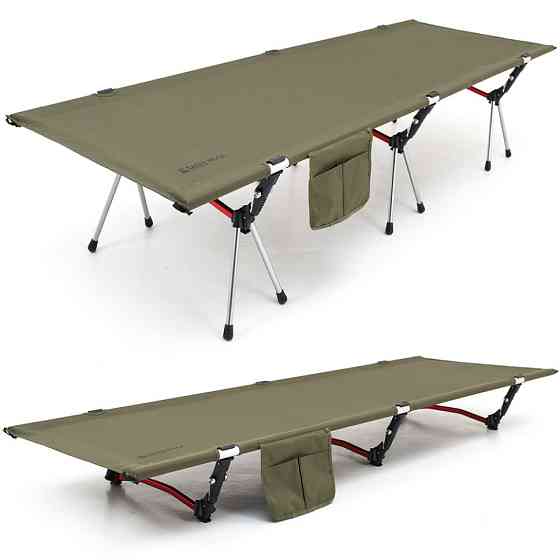 Ліжко складане ультралегке Naturehike NH19JJ006 алюміній (Зелений) Вінниця