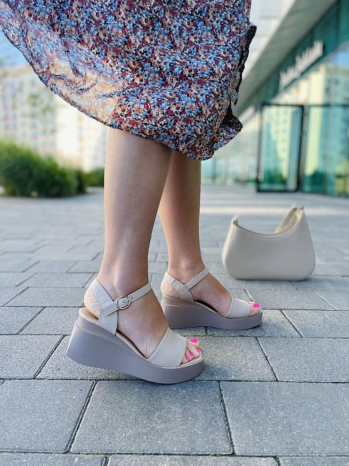 Tamei Босоніжки жіночі Tamei 219-8 бежеві (літо, шкіра натуральна) (5264) Коломия - фото 2