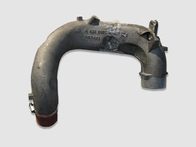 Mercedes-Benz  A6280900429 Алюмінієвий правий наддувний повітропровід двигуна OM628 V8 4.0 cdi S-Class W220 E-Class W211 G-Class W463 Одеса - фото 2