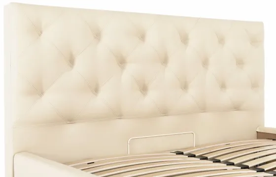 Кровать Bristol Comfort 140 х 190 см Fly 2207 С подъемным механизмом и нишей для белья Бежевый Киев