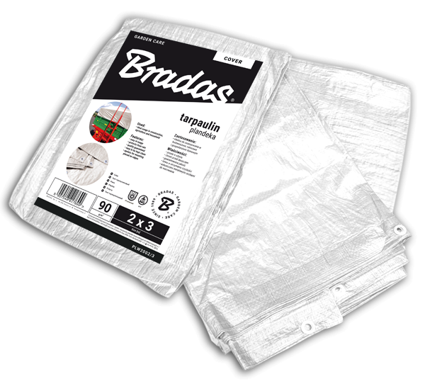 Тент білий 3х4 90 гр/м² Bradas, Польща Київ - фото 1