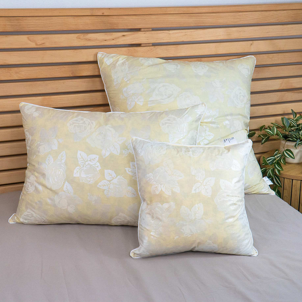 Подушка из Холлофайбера - Синтепух YouStar - упругая 50x50 см (Бежевый) Сумы - изображение 3