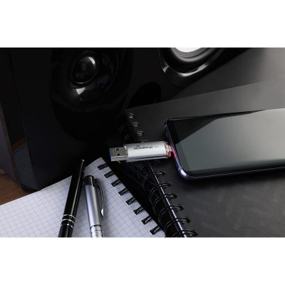 USB флеш накопичувач Mediarange 128GB Silver USB 3.0 / Type-C (MR938) Вінниця - фото 3