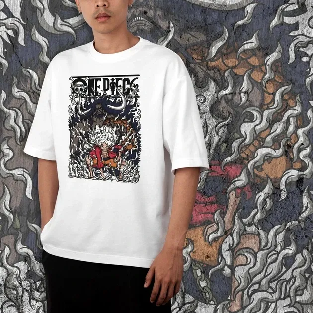 Футболка чоловіча з  принтом Ван Пис Niko i Kaido Розмір 48 Anime0185 Дніпро - фото 4