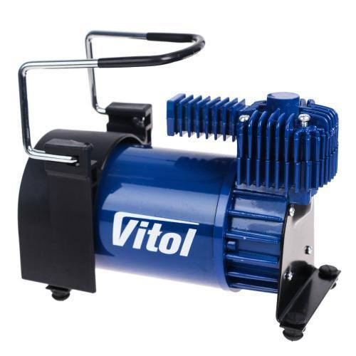Компрессор ViTOL K-55 150 psi, 23 Ампера, 50 л с 5-метровым шлангом и дефлятором, клеммы Харьков - изображение 1