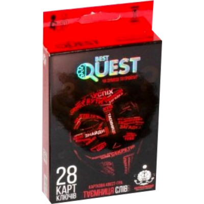 Настільна гра Danko Toys Best Quest. Таємниці слів (укр.) (BQ-01-01U) Вінниця - фото 1