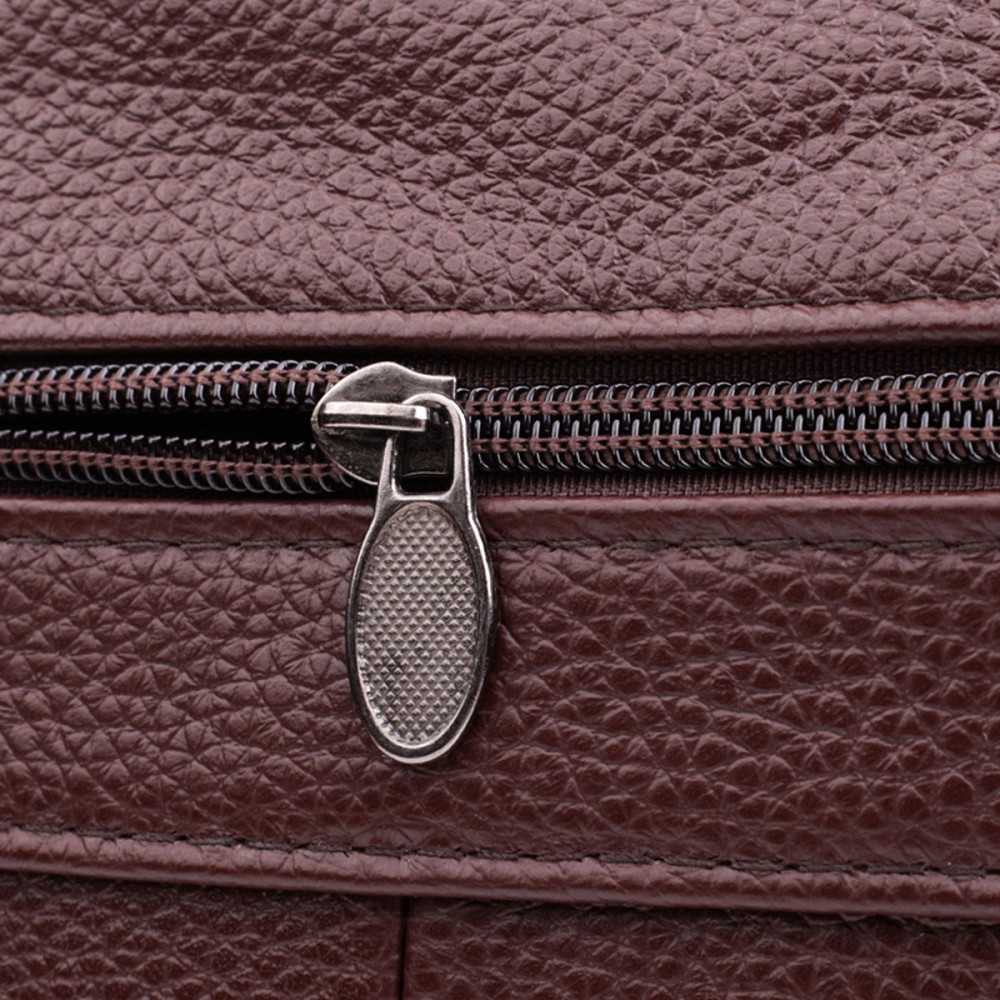 Удобная мужская сумка из натуральной кожи Коричневый (Vintage) Киев - изображение 9