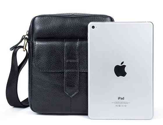 Сумка мужская флотар Vintage 14721 Черная Киев