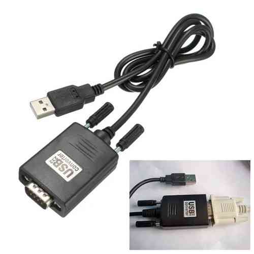 Кабель-перехідник USB у RS232 DB9 PL2303+MAX3243C 0.8 м для підключення пристроїв до ПК Київ