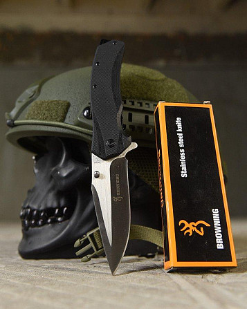 Нож складной Browning black/silver ВТ4794 Киев - изображение 7