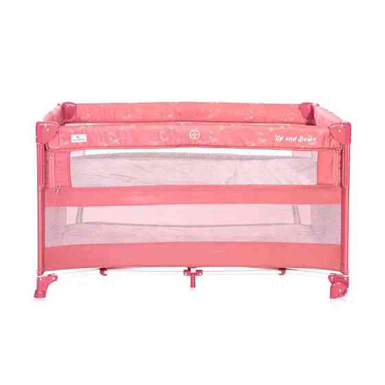 Манеж - кровать UP and DOWN Rose Velvet Unicorn Lorelli с рождения до 15 кг Розовый Кривой Рог