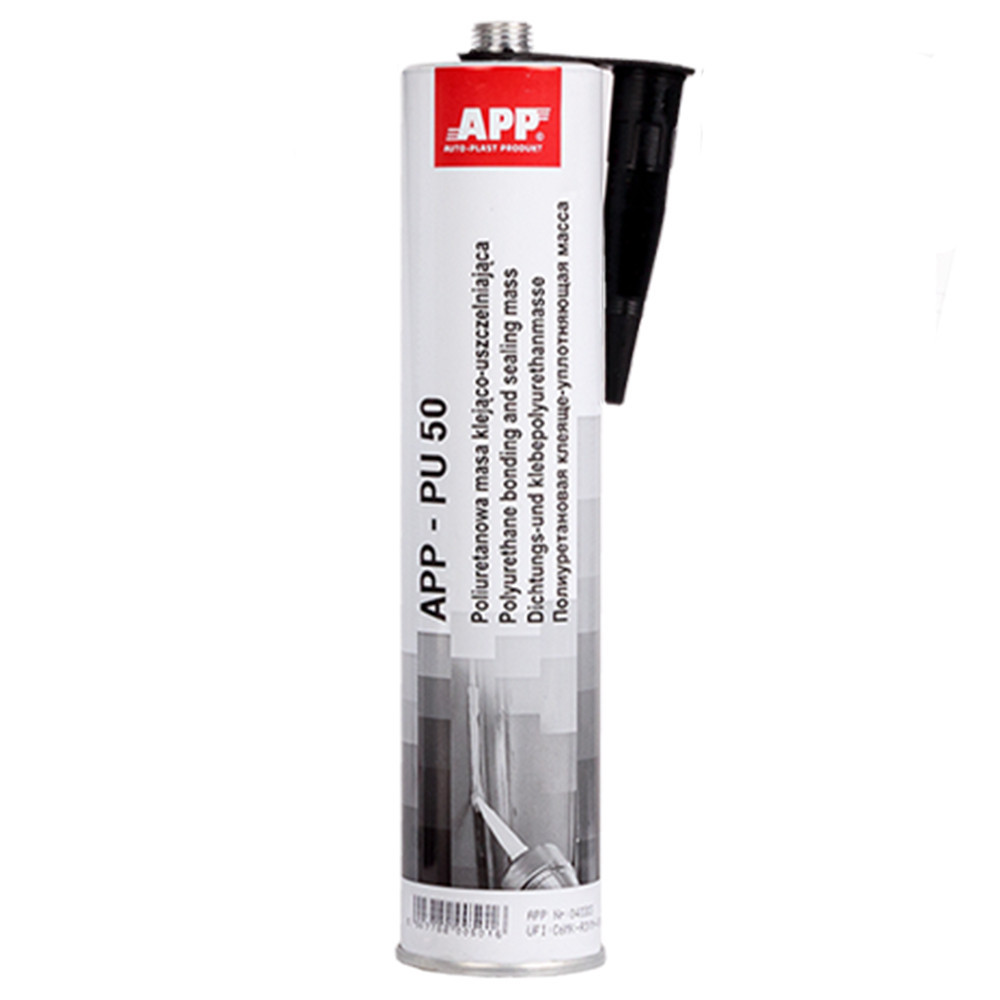 Герметик поліуритановий PU50 чорний 300мл APP, 040303 Київ - фото 1