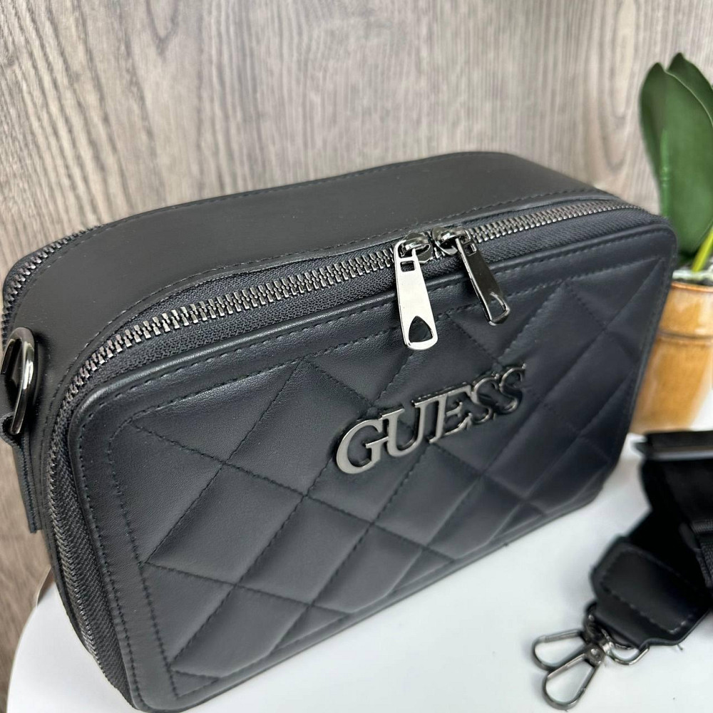 Каркасна жіноча міні сумочка стьобана, сумка для дівчат стиль Guess ( 23972 ) Харків - фото 7