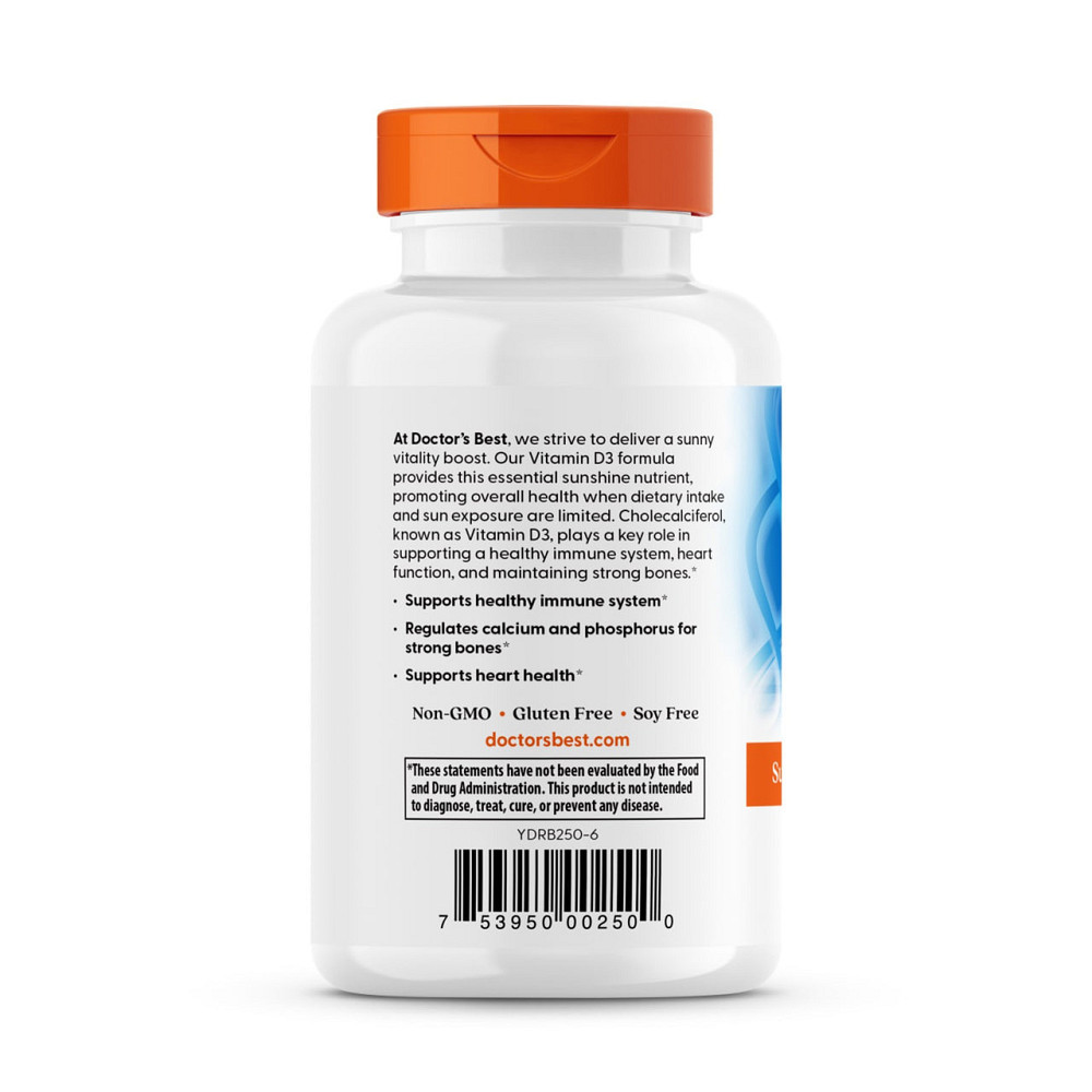 Вітамін Д3 5000 Doctors Best Vitamin D3 360 капс Київ - фото 3