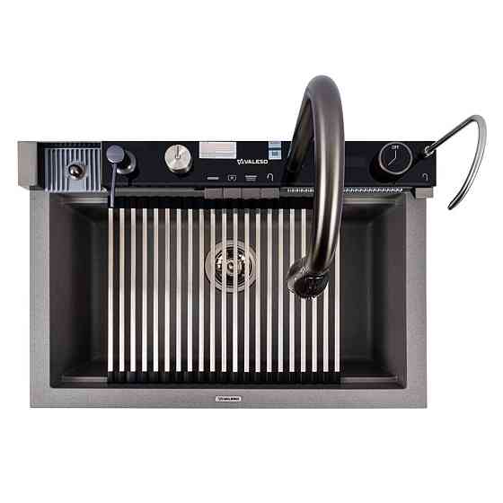 VALESO Гранітна мийка VALESO IRENA 6846 матова Сірий мусон Киев