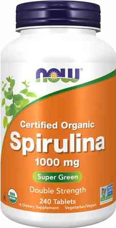 Спирулина Now Foods Spirulina 1000mg 240 tabs Киев