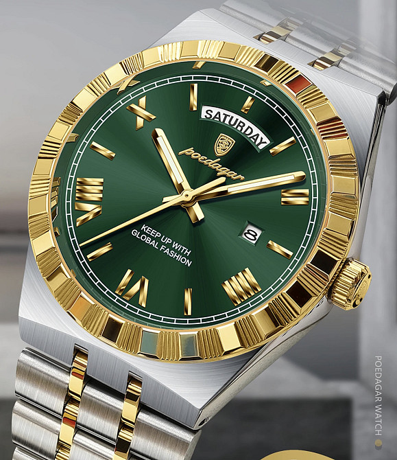 Часы мужские наручные Poedagar Royal Серебристый Киев - изображение 16