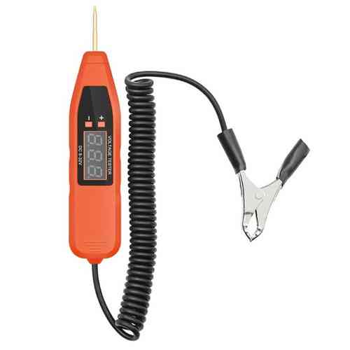 Ручка-тестер автомобільного акумулятора та ланцюгів 5–32В із РК-дисплеєм, діагностика АКБ і генератора Київ