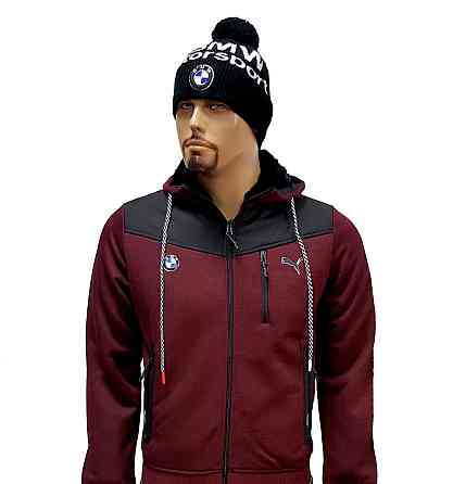 Мужская трикотажная кофта- куртка на меху Puma Thumbnail 1 of BMW M Motorspor,оригинал 52 Киев