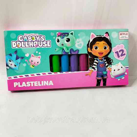 Пластилін Dream Works Cabby's Dollhouse 12шт. Львів
