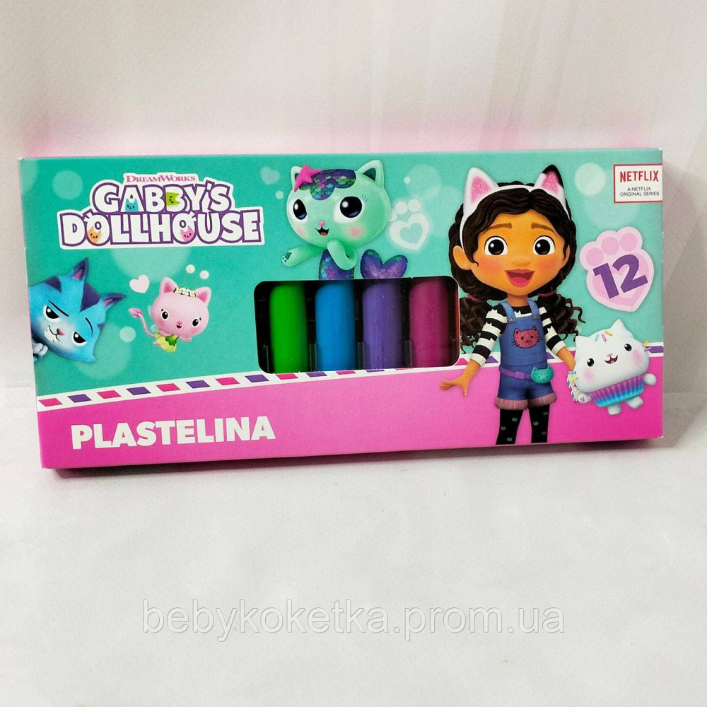 Пластилин Dream Works Cabby' s Dollhouse 12шт. Львов - изображение 1